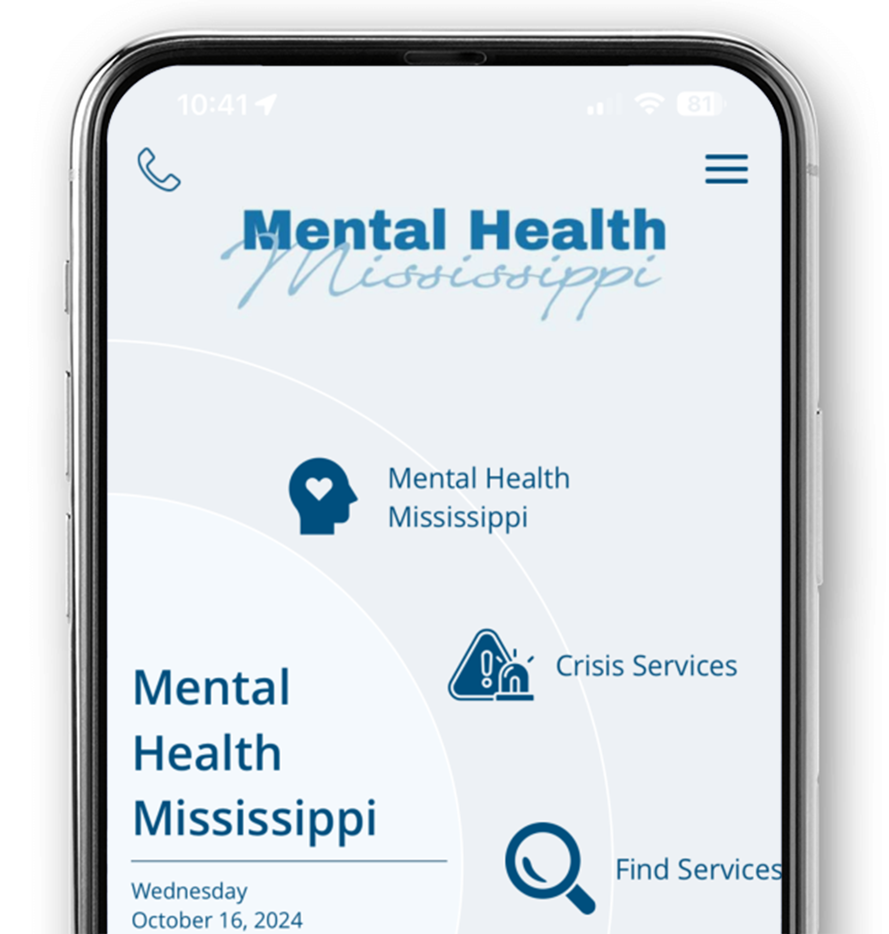 Mental Health Mississippi screenshot